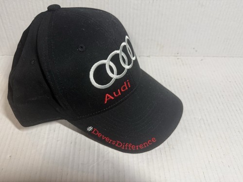 Audi rings logo hat black - audi,